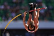 Chloe Timberg at the 2023 USATF Outdoor Championships. (Photo by Christian Petersen/Getty Images)